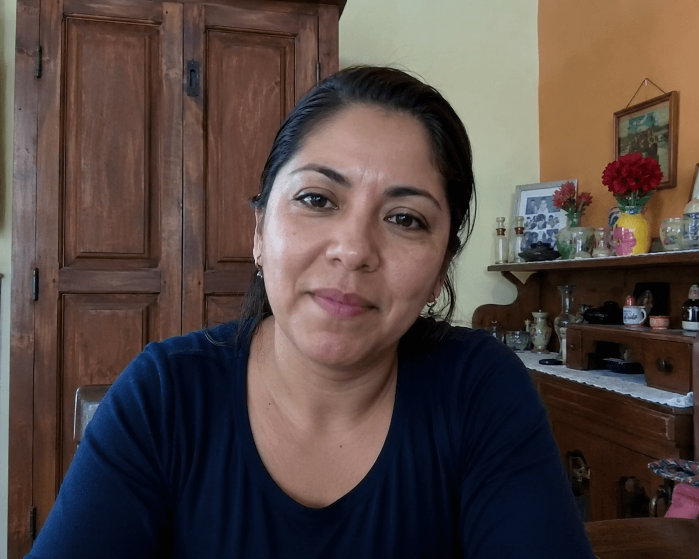 Paciente en sesión online